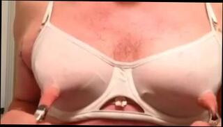 Video 99708301: bdsm nipple clamps, crossdresser bdsm, tits nipple clamps, crossdresser sex toy, crossdresser gay sex, amateur bdsm sex, man crossdresser