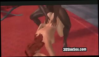 Video 72721235: 3d girl, girl gagging, femdom pussy, femdom babes, hardcore femdom, three femdom, 3d ebony