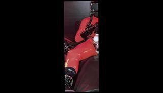 Video 1610596953: latex bdsm fetish, fetish gay solo, bdsm cage, cage pov, solo male pov, gay fetish cumshot, cage vibrating, nipples pov, virtual pov