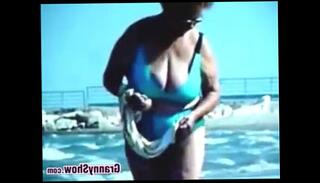 Video 246050015: beach granny, russian granny, granny outside, granny outdoor, mature granny