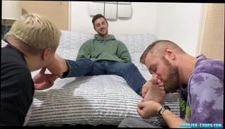 Video 1619999983: foot fetish feet worship, bdsm foot worship, gay foot worship, foot worship tickling, barefeet foot, chubby foot, bound guy