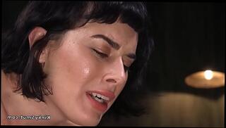 Watch the video about Wet brunette pounds cunt with machine