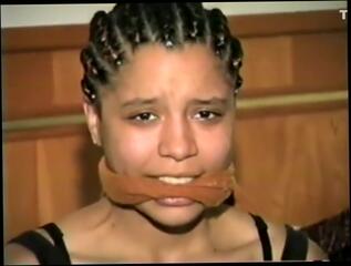 Video 815369504: bdsm fetish, bdsm deep throat, girl gagging, amateur bdsm, mouth stuffed gagged, ebony gagging