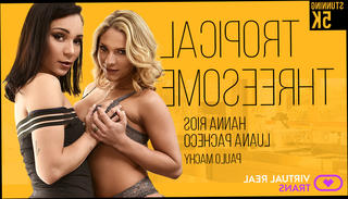 Video 931192504: pov threesome, shemale pov cumshot, shemale ass pov, threesome vr porn, big ass threesome