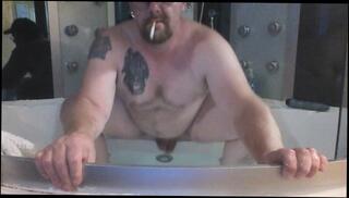 Video 1587680483: smoking fetish solo, solo male fetish, smoking amateur solo, smoking dildo, fetish smoker, shower dildo