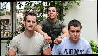 Video 505503804: gay threesome bareback sex, gay bareback hunk, military hunk bareback, blows hard cock, hard cock stuffed, military porn, mouth hard cock, cock games, hard cock amazing