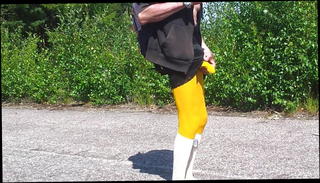 Video 947308201: nylon pantyhose, skinny gay, skirt pantyhose