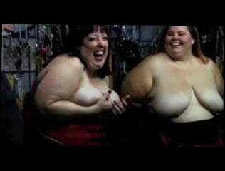 Video 16704801: bbw double, bdsm double, spanking double, bbw tits, straight bdsm, large lady, two ladies