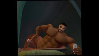 Video 1602481845: caught jerking, bear caught, monster cock jerking, jerking big cock