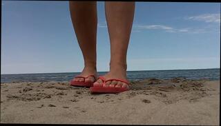 Video 218149601: foot fetish feet, foot fetish hd, feet straight, beach feet