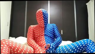 Video 435810865: asian boy solo, woman solo, solo japanese, spandex boy