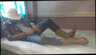 Video 219207401: gay man masturbating, cowboy masturbating