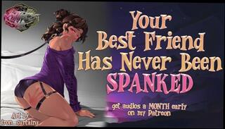 Video 1620105573: pov femdom domination, femdom dominates spanks, solo male pov, amateur pov cumshot, friend spanked, male moaning