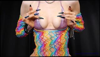 Watch the video about Small tits and long nails to mesmerize your mind PREVIEW bikini femdom pov long nails small tits hot