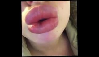 Watch the video about Big bimbo lips