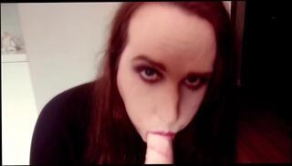 Video 769887203: pov gagging blowjob, amateur crossdresser solo, solo amateur trans, gagging drool, trap crossdresser, pov 60fps, mouth fuck