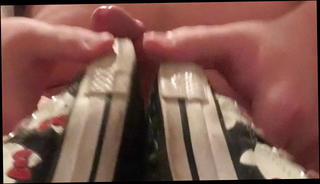 Video 1120103301: gay shoe, girl friend playing, man gay