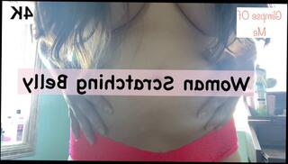 Watch the video about Beautiful woman scratching her belly - glimpseofme