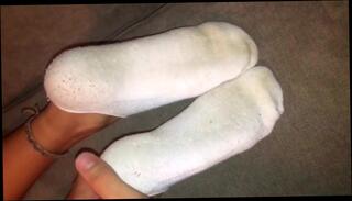 Video 298041604: indian foot fetish, cum feet, gf busted, dick busting, bare dick, cum badly, dick socks