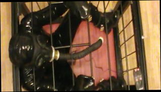 Video 1530687701: bondage slave domination, bdsm bondage slave, master dominate slave, gay domination slave, bondage slave training, slave cage, slave couple, hungarian couple