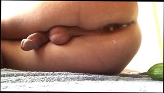 Video 687805765: solo anal gaping, gape anal boys, cucumber gape