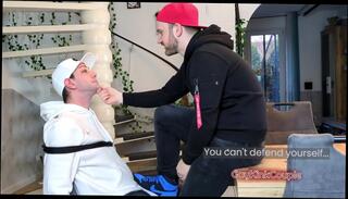 Video 1611094353: master dominate slave, gay domination slave, domination face slapping, bound dominated, slapping bondage, gay bondage handjob, dick slap face, slap cum, dominating kissing, big dick slapping, amateur slap, face slapping spitting, mouth slapping, hand slapping, slave helps