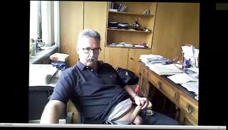 Video 340999201: daddy wanking, gay man wanking, masturbation wank, handjob wank, horny daddy, gay dads, office wank, daddy spunks, daddy steps, daddy hd