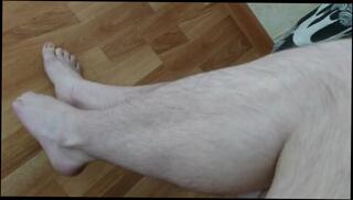Watch the video about Hairy legs fetish