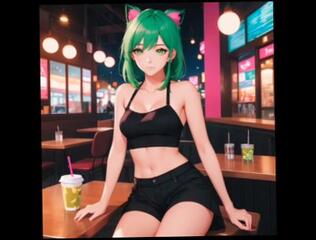 Video 1607331713: cartoon anime, girl friend licking, girl friend cleaning