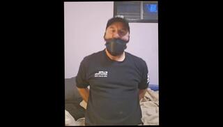 Video 1623522173: bdsm bondage fetish, solo bdsm fetish, bdsm gay bondage, bondage amateur bdsm, gagged blindfolded, gag strap, gay male bondage, leather straps