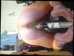 Video 85487601: crossdresser rides, crossdresser ass, gay crossdresser, man crossdresser, horny riding, riding cucumber