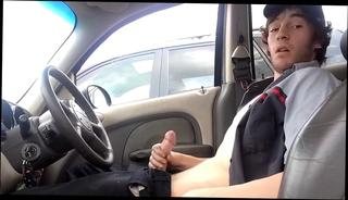 Video 510306604: gay muscle hunk, hunk outdoors, car cum