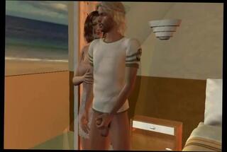 Video 302257601: 3d anime, cartoon mom, housewife step mom, straight