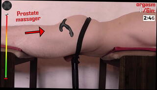 Video 1598907075: bdsm bondage slave femdom, prostate massage milking, machine prostate milking, prostate massage handjob, milking table handjob, orgasm