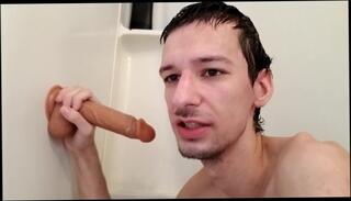Video 1013059904: shower dildo fuck, solo male toy, solo gay male, solo toy hd