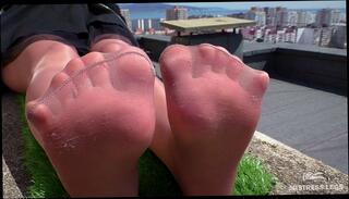 Video 1657371363: sky high, feet foot fetish toes, foot fetish soles toes, pantyhose fetish nylon soles, black pantyhose nylon feet, milf feet toes, closeup foot fetish, foot fetish solo, toes foot tease, nude nylon pantyhose, amateur foot fetish, nylon pantyhose face, outdoor foot fetish, female foot fetish
