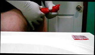 Video 1178363401: condom masturbation, red condom, masturbation gay