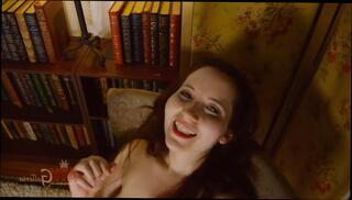 Watch the video about Hot redhead Lily Sincere strips down and finger bangs her tight pussy to hot moaning orgasms