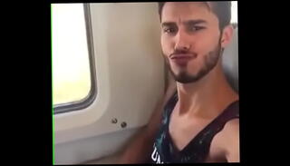 Video 657396455: public train gay, train ride
