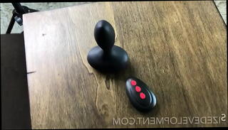 Video 1206130155: inflatable butt plug, massage butt plug, vibrating prostate massager, prostate massage toy, prostate anal massage, butt plug sex toy