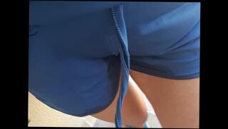 Watch the video about Got my shorts pissed public