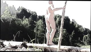 Video 1231330535: pee piss urine, pee pissing outdoor, uncut pee, amateur nudist beach, amateur public piss, european nudists, natural nudist