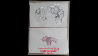 Video 1600199415: bukkake threesome, cum bukkake, family threesome, comic strip