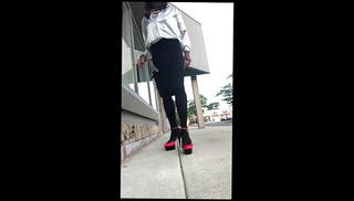 Video 1040456301: crossdresser slut, gay crossdresser, crossdresser shopping, crossdresser outdoor