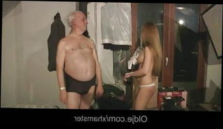 Watch the video about Grandpa spent night with hot Russian babe
