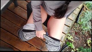 Watch the video about Desperately Soaking A Chair With My Piss On My Deck