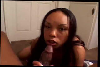 Video 36311501: ebony babe blowjob, black blowjob babe, straight blowjob