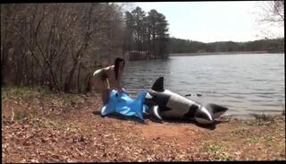 Video 114030504: sit pop, inflation, fetish