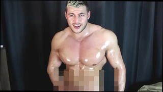 Video 1415636205: hunk wanking, blonde wanks, gay muscle