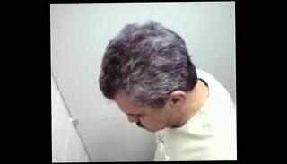 Video 17893495: caught pissing, bathroom caught